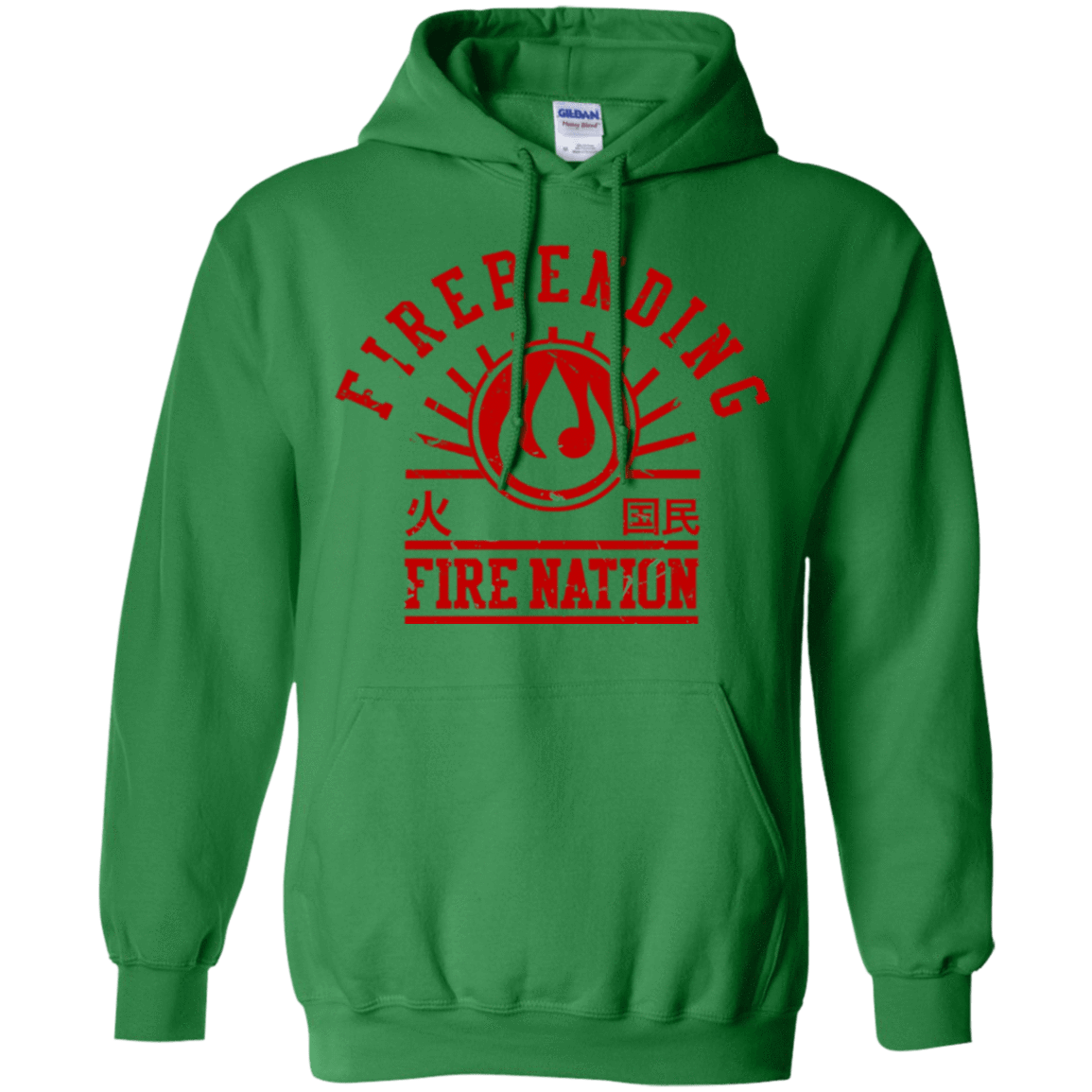 Sweatshirts Irish Green / Small Fire Nation Pullover Hoodie