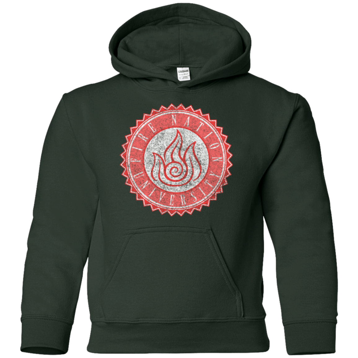 Sweatshirts Forest Green / YS Fire Nation Univeristy Youth Hoodie