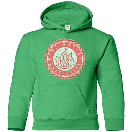 Sweatshirts Irish Green / YS Fire Nation Univeristy Youth Hoodie