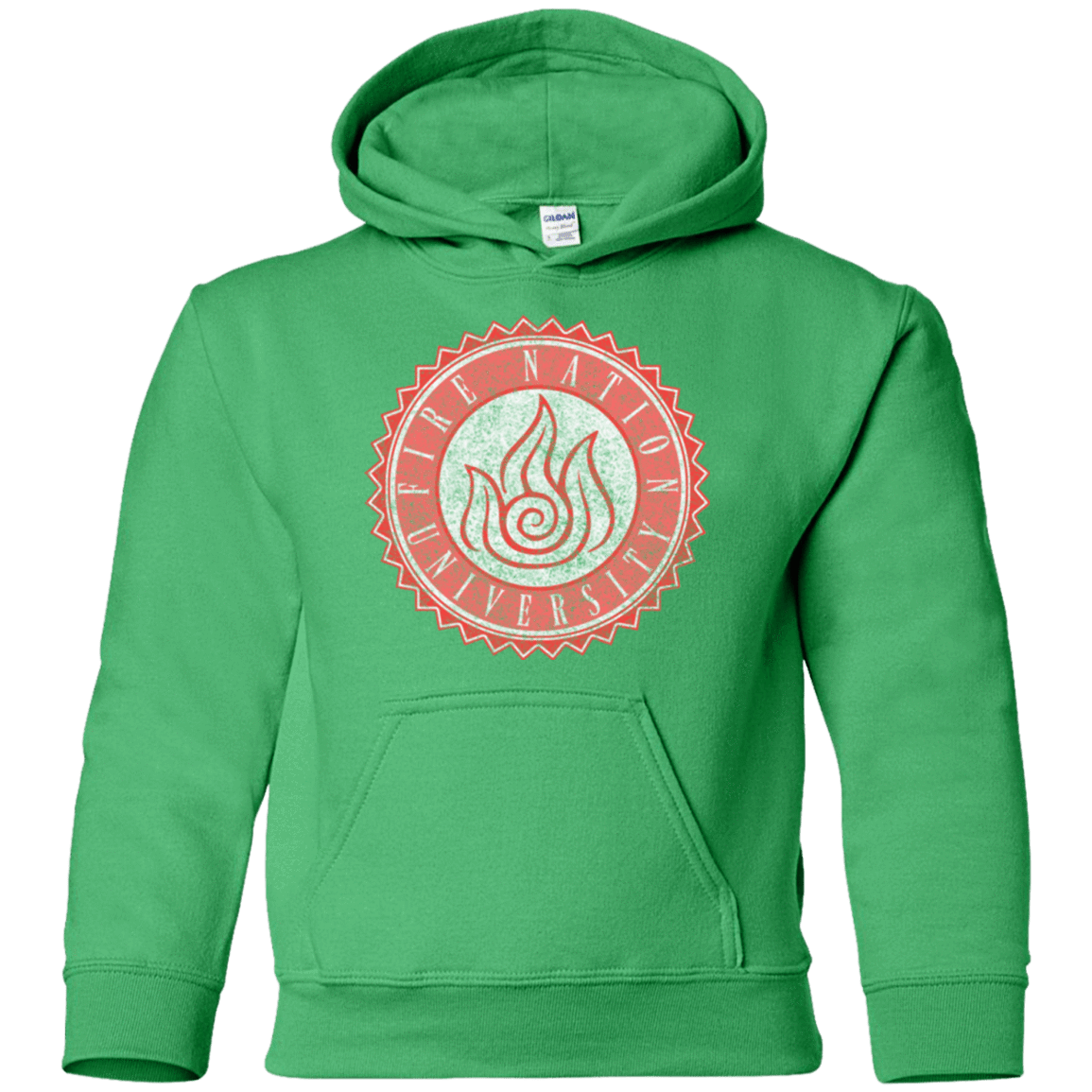Sweatshirts Irish Green / YS Fire Nation Univeristy Youth Hoodie