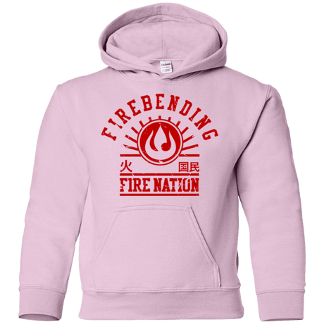 Sweatshirts Light Pink / YS Fire Nation Youth Hoodie