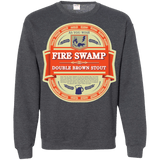 Sweatshirts Dark Heather / Small Fire Swamp Ale Crewneck Sweatshirt