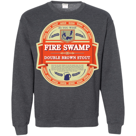 Sweatshirts Dark Heather / Small Fire Swamp Ale Crewneck Sweatshirt