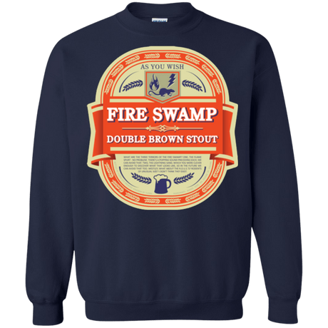 Sweatshirts Navy / Small Fire Swamp Ale Crewneck Sweatshirt