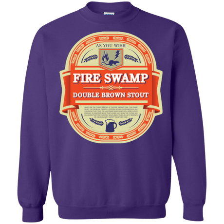 Sweatshirts Purple / Small Fire Swamp Ale Crewneck Sweatshirt