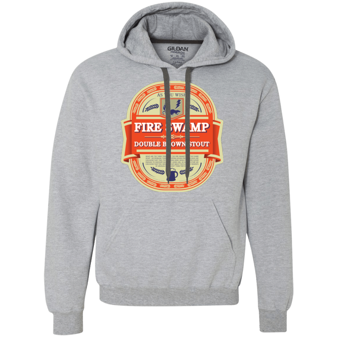Sweatshirts Sport Grey / Small Fire Swamp Ale Premium Fleece Hoodie