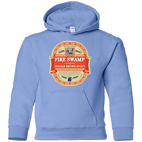 Sweatshirts Carolina Blue / YS Fire Swamp Ale Youth Hoodie