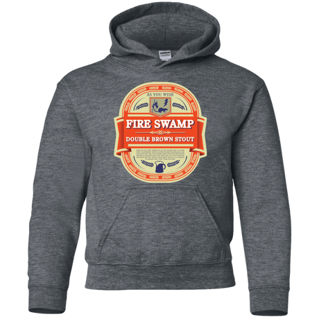 Sweatshirts Dark Heather / YS Fire Swamp Ale Youth Hoodie