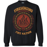 Sweatshirts Black / Small Firebending university Crewneck Sweatshirt