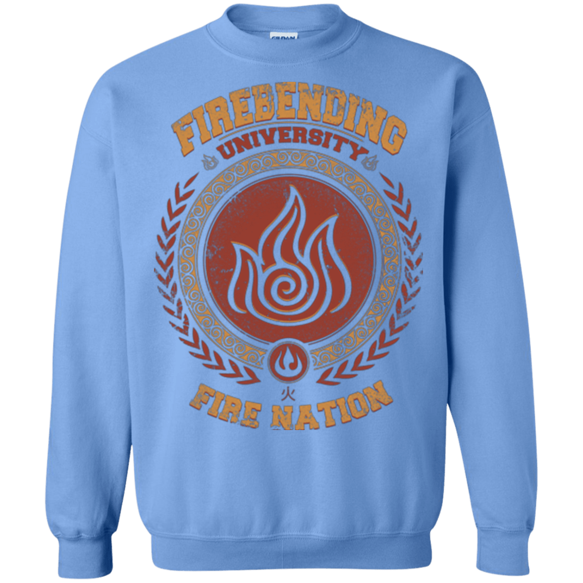 Sweatshirts Carolina Blue / Small Firebending university Crewneck Sweatshirt