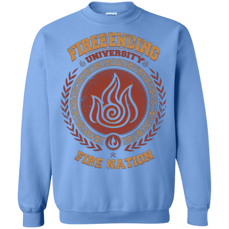 Sweatshirts Carolina Blue / Small Firebending university Crewneck Sweatshirt