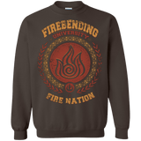 Sweatshirts Dark Chocolate / Small Firebending university Crewneck Sweatshirt