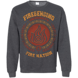 Sweatshirts Dark Heather / Small Firebending university Crewneck Sweatshirt