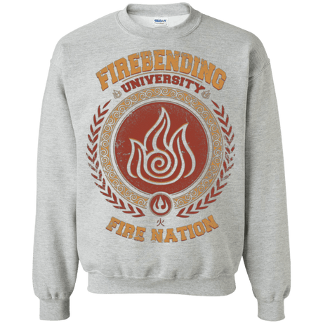Sweatshirts Sport Grey / Small Firebending university Crewneck Sweatshirt