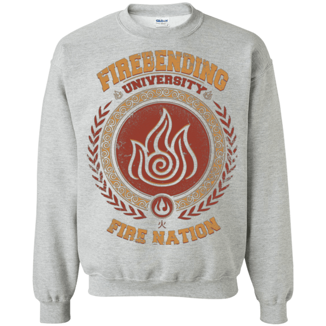 Sweatshirts Sport Grey / Small Firebending university Crewneck Sweatshirt