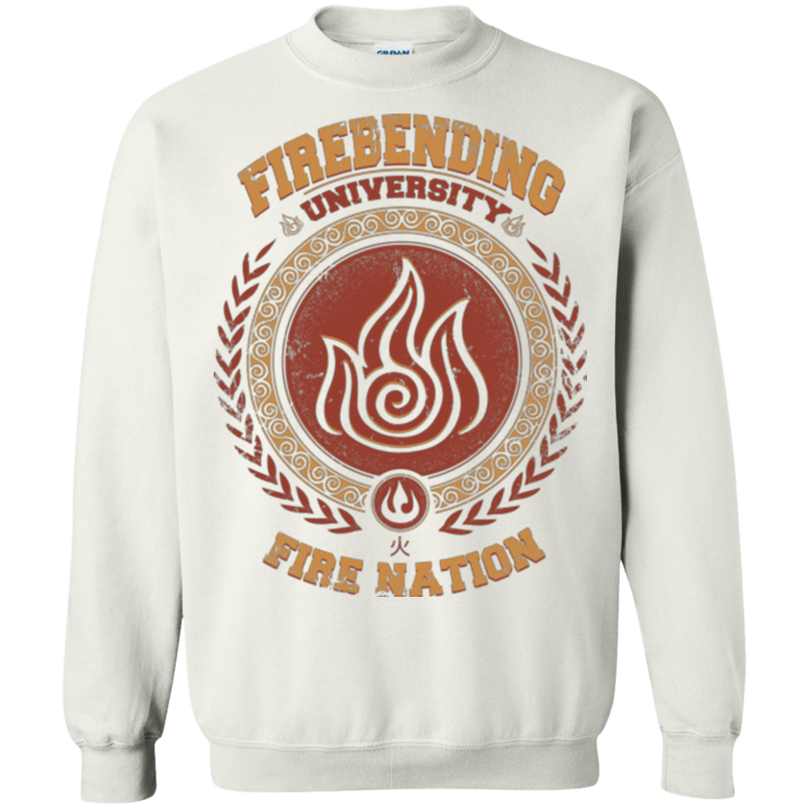 Sweatshirts White / Small Firebending university Crewneck Sweatshirt