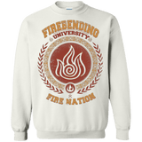 Sweatshirts White / Small Firebending university Crewneck Sweatshirt