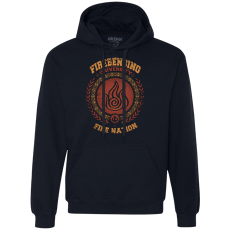 Sweatshirts Navy / Small Firebending university Premium Fleece Hoodie