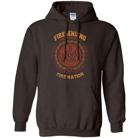 Sweatshirts Dark Chocolate / Small Firebending university Pullover Hoodie