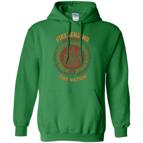 Sweatshirts Irish Green / Small Firebending university Pullover Hoodie