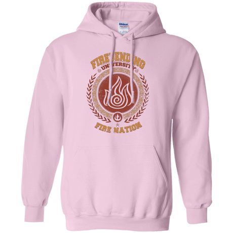 Sweatshirts Light Pink / Small Firebending university Pullover Hoodie