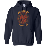 Sweatshirts Navy / Small Firebending university Pullover Hoodie