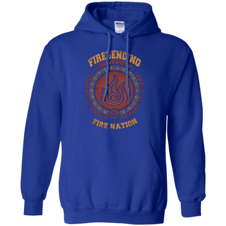 Sweatshirts Royal / Small Firebending university Pullover Hoodie