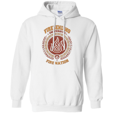 Sweatshirts White / Small Firebending university Pullover Hoodie