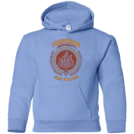 Sweatshirts Carolina Blue / YS Firebending university Youth Hoodie