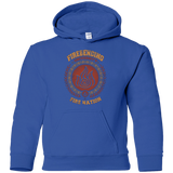 Sweatshirts Royal / YS Firebending university Youth Hoodie