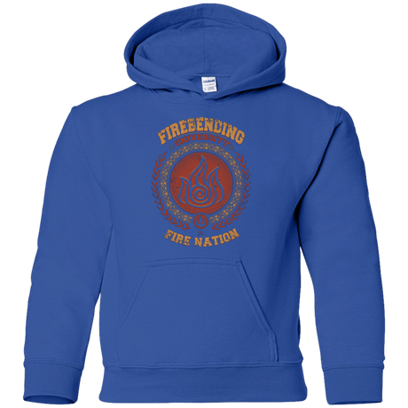 Sweatshirts Royal / YS Firebending university Youth Hoodie