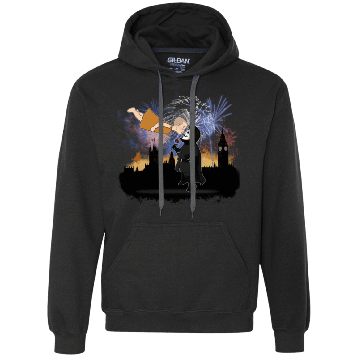 Sweatshirts Black / S Fireworks Premium Fleece Hoodie