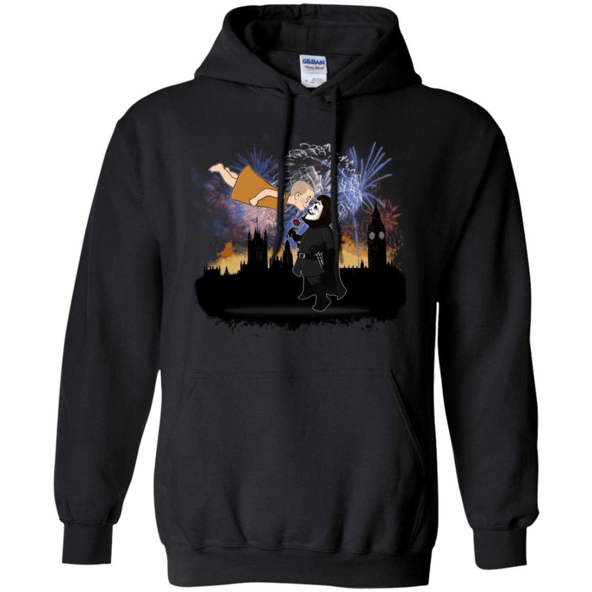 Sweatshirts Black / S Fireworks Pullover Hoodie