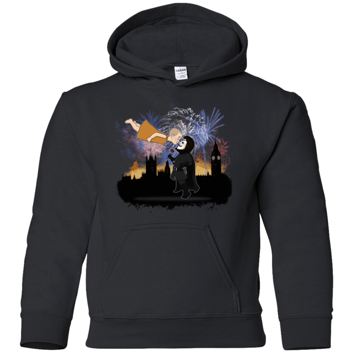 Sweatshirts Black / YS Fireworks Youth Hoodie