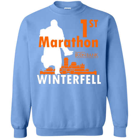 Sweatshirts Carolina Blue / Small First marathon Crewneck Sweatshirt