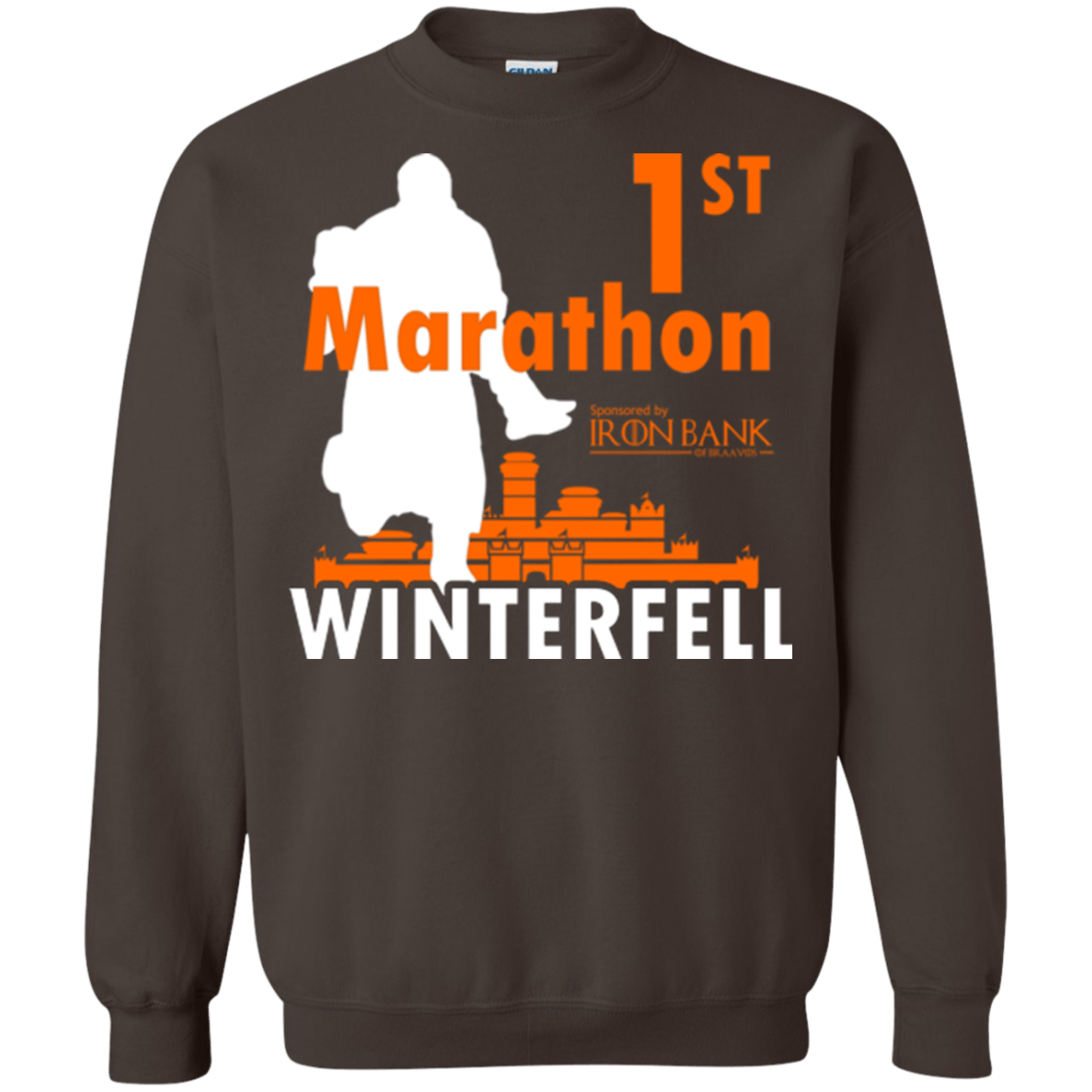 Sweatshirts Dark Chocolate / Small First marathon Crewneck Sweatshirt