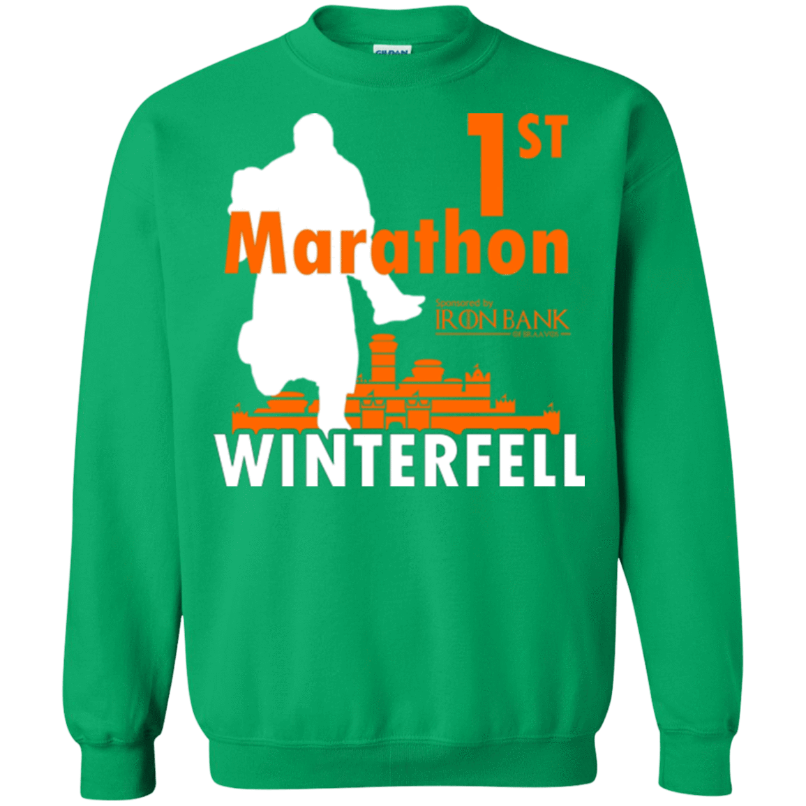 Sweatshirts Irish Green / Small First marathon Crewneck Sweatshirt