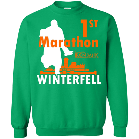 Sweatshirts Irish Green / Small First marathon Crewneck Sweatshirt