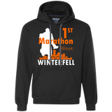Sweatshirts Black / Small First marathon Premium Fleece Hoodie