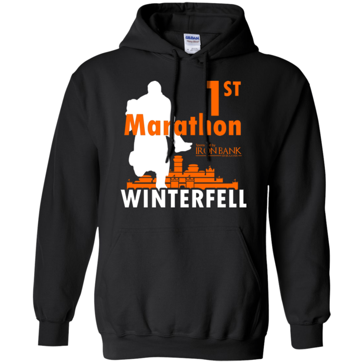 Sweatshirts Black / Small First marathon Pullover Hoodie