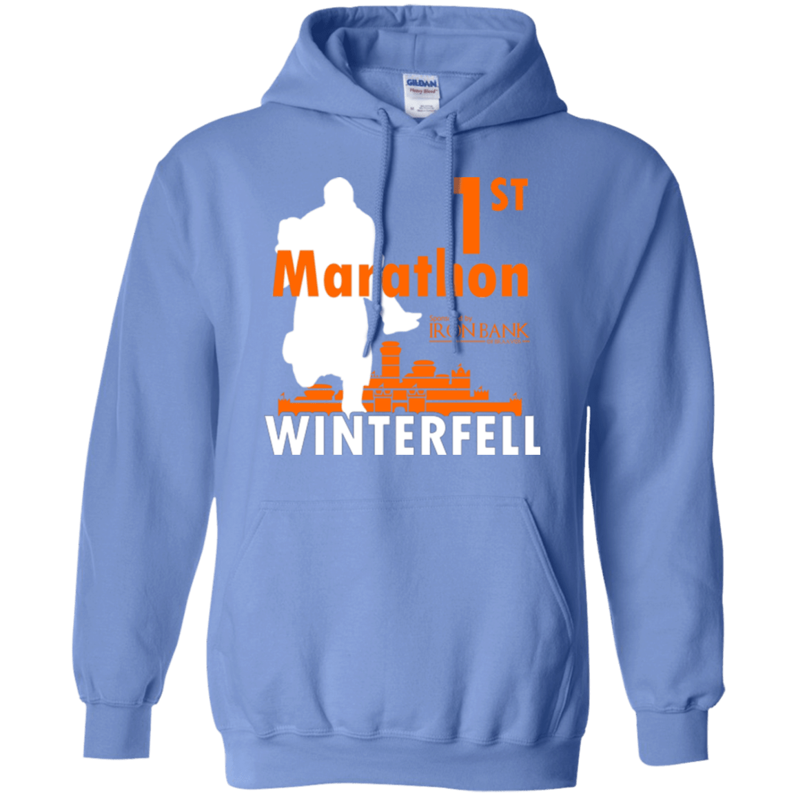 Sweatshirts Carolina Blue / Small First marathon Pullover Hoodie