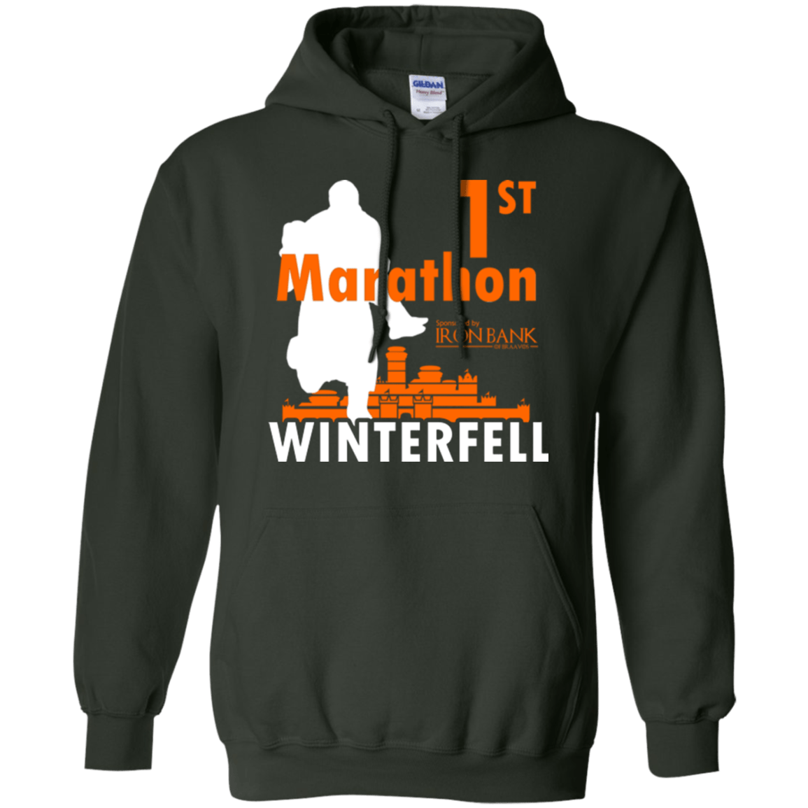 Sweatshirts Forest Green / Small First marathon Pullover Hoodie