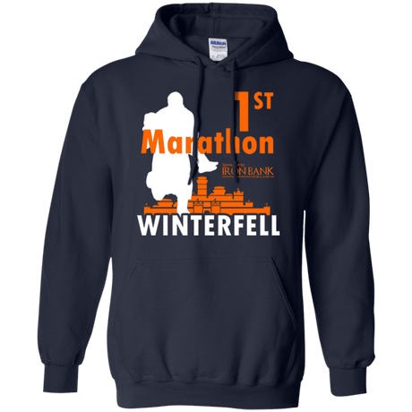 Sweatshirts Navy / Small First marathon Pullover Hoodie
