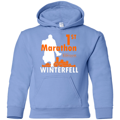 Sweatshirts Carolina Blue / YS First marathon Youth Hoodie
