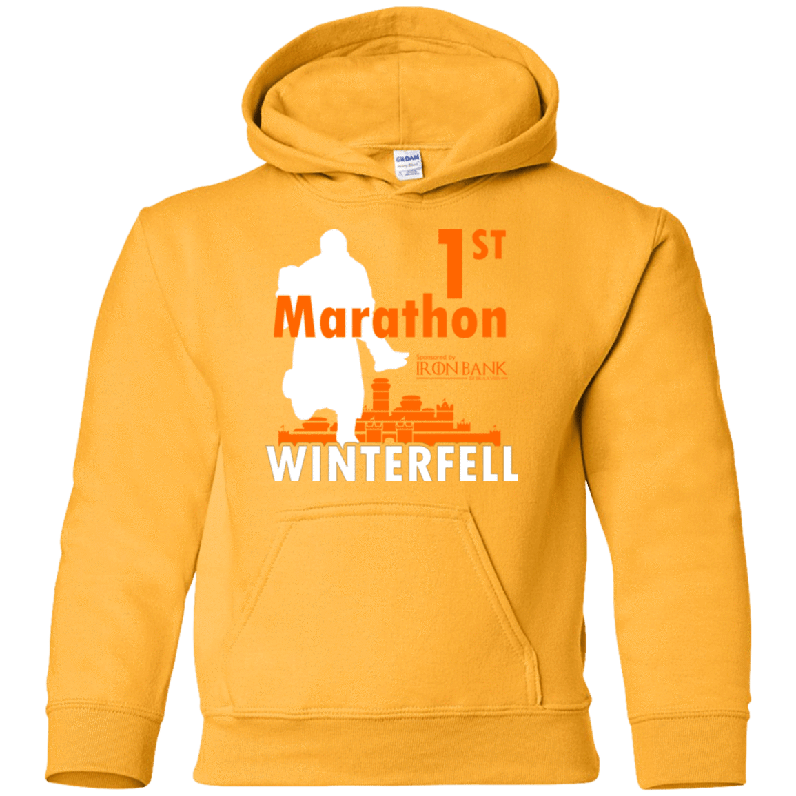 Sweatshirts Gold / YS First marathon Youth Hoodie