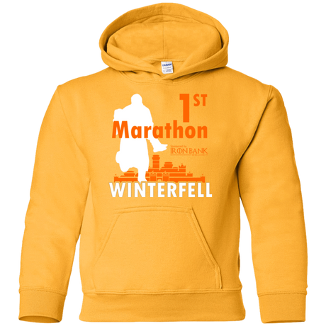 Sweatshirts Gold / YS First marathon Youth Hoodie