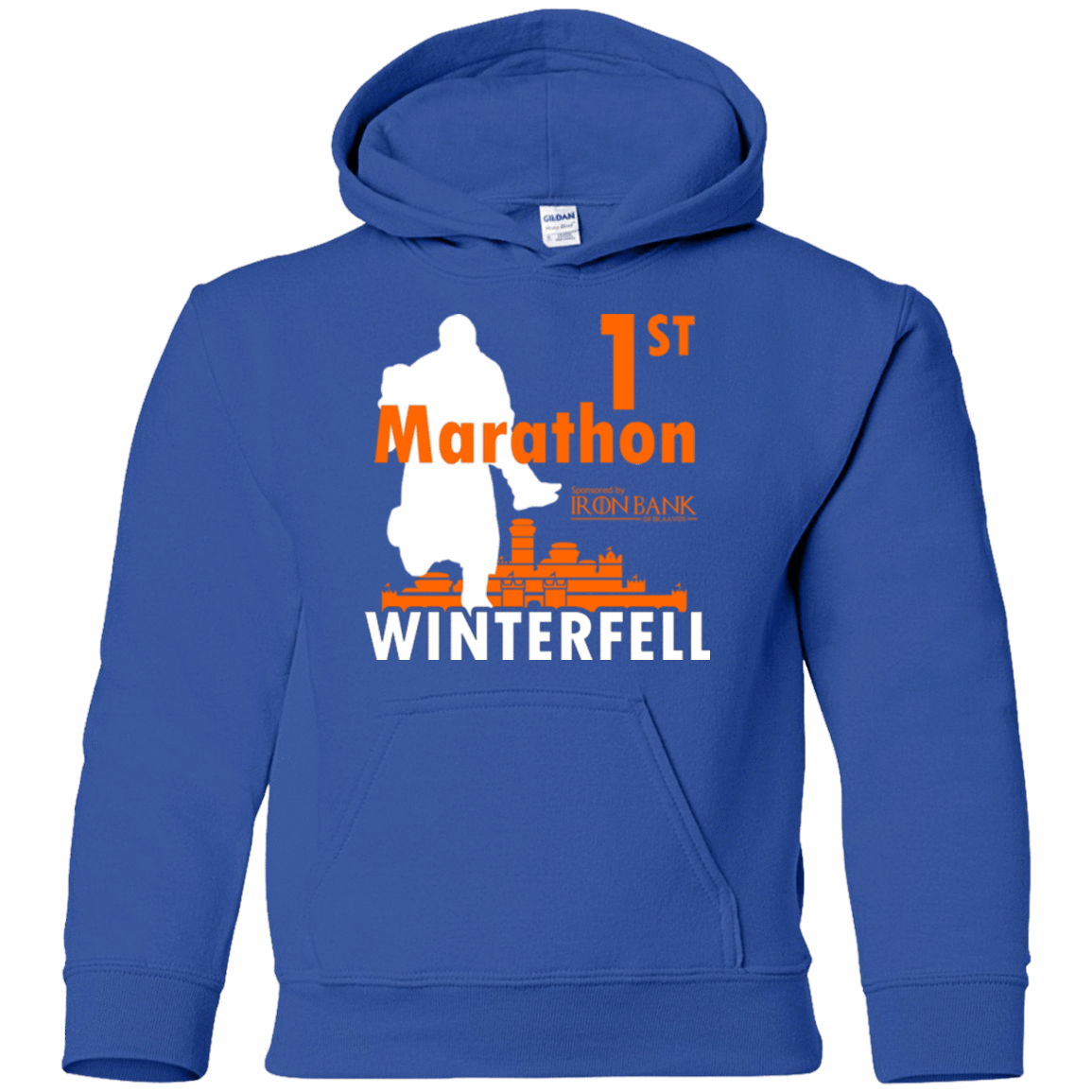 Sweatshirts Royal / YS First marathon Youth Hoodie