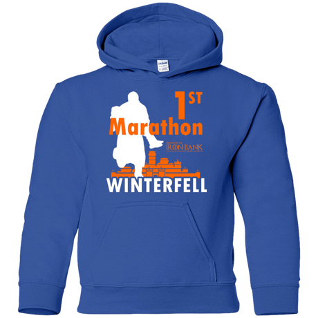 Sweatshirts Royal / YS First marathon Youth Hoodie