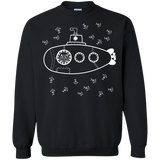 Sweatshirts Black / S Fish Watching Crewneck Sweatshirt