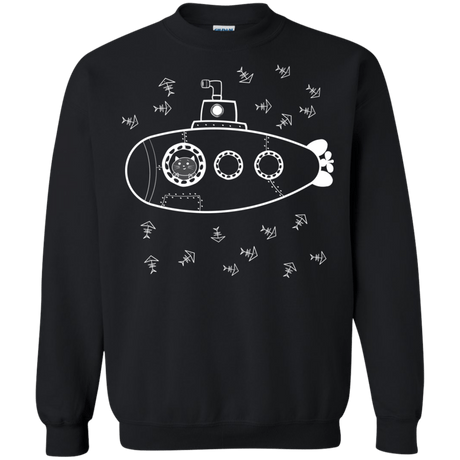 Sweatshirts Black / S Fish Watching Crewneck Sweatshirt